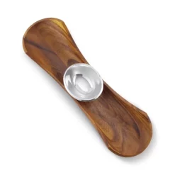 Flash Sale 🔥 Nambé Canu Chip & Dip Base & Bowl Brown 😀 -Advanced tableware Shop unnamed file 100