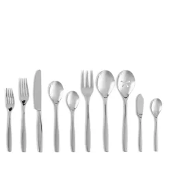 Budget 🛒 Nambé Aidan 45-Piece Flatware Set Silver 🧨