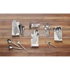 Budget 🛒 Nambé Aidan 45-Piece Flatware Set Silver 🧨 -Advanced tableware Shop unnamed file 145
