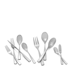 Best Pirce 👍 Nambé Anna 45-Piece Flatware Set Stainless Steel ✔️