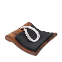 Best deal 😉 Nambé Breeze Napkin Holder Brown / Silver ⭐