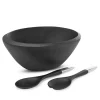 Brand new 🧨 Nambé Noir Salad Bowl With Two Servers Brown 🎁 -Advanced tableware Shop unnamed file 180