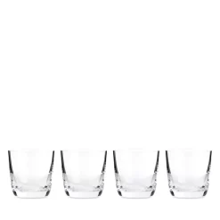 Buy 😀 Nambé Taos Double Old Fashioned Glasses, Set Of 4 Clear 🧨