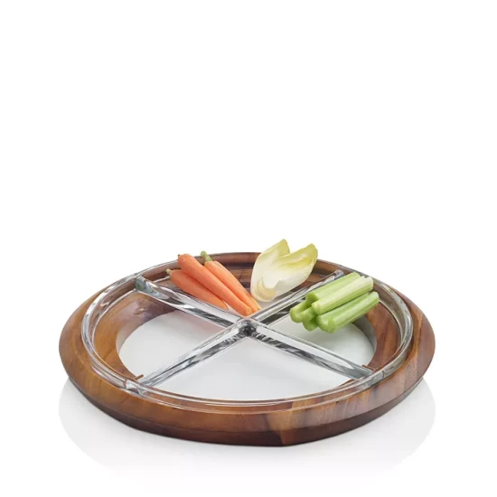 Coupon 😉 Nambé Cooper Crudite Tray Brown 😀 4 Coupon 😉 Nambé Cooper Crudite Tray Brown 😀 - Image 2