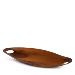 Buy 🔔 Nambé Portables 18" Wood Tray Brown 🛒 -Advanced tableware Shop unnamed file 284