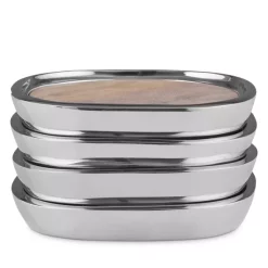 Best Sale 💯 Nambé Sandstone Coaster, Set Of 4 Brown 🔥 -Advanced tableware Shop unnamed file 348