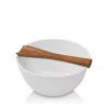 Deals ⌛ Nambé Quatro Salad Bowl & Server Set White 😀 -Advanced tableware Shop unnamed file 349