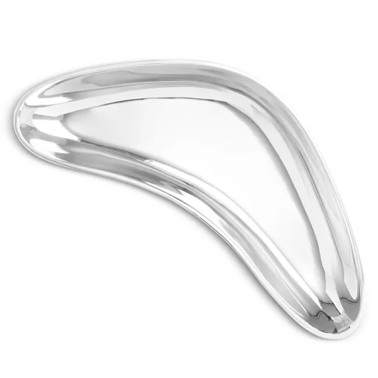 Cheap 💯 Nambé Boomerang Tray Gray ⭐ 6 Cheap 💯 Nambé Boomerang Tray Gray ⭐ - Image 4