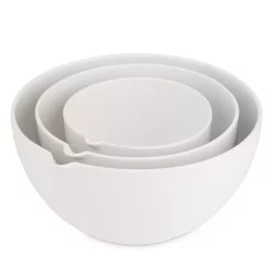Best Sale 🎉 Nambé Duets Nested Mixing Bowls White ✨