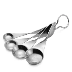 Outlet 🔥 Nambé Twist Measuring Spoons Silver 🤩