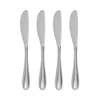 Budget 🎁 Nambé Paige Butter Cheese Knives, Set Of 4 Silver ❤️ -Advanced tableware Shop unnamed file 448