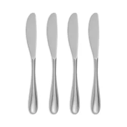 Budget 🎁 Nambé Paige Butter Cheese Knives, Set Of 4 Silver ❤️
