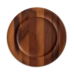 Flash Sale ⌛ Nambé Skye Wood Charger Plate Brown 🌟