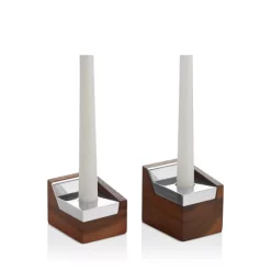 Hot Sale ❤️ Nambé Geo Sabbath Candlesticks, Set Of 2 No Color 🤩