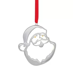 Best deal 🎉 Nambé Jolly St. Nick Ornament Silver ⭐