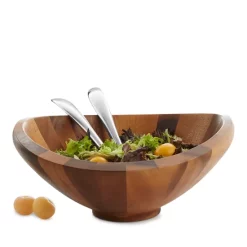 Deals 🥰 Nambé Butterfly Bowl With Servers Acacia 🤩 -Advanced tableware Shop unnamed file 54
