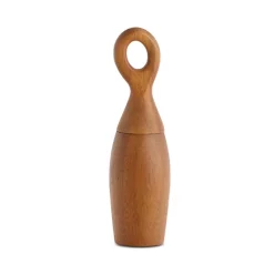 Wholesale 🤩 Nambé Portables 7.75" Wood Salt And Pepper Mill Brown 🔔