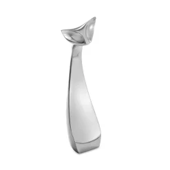 Coupon 🌟 Nambé Cat Figurine, Large Silver 🌟