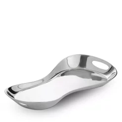 New 😍 Nambé Morphik Handled Tray Silver ❤️