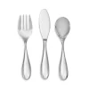 Coupon 🥰 Nambé 3 Piece Kibo Toddler Flatware Set Silver 🥰