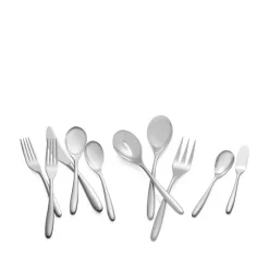 Best Sale 🛒 Nambé Bend 45-Piece Flatware Set Stainless Steel 🥰